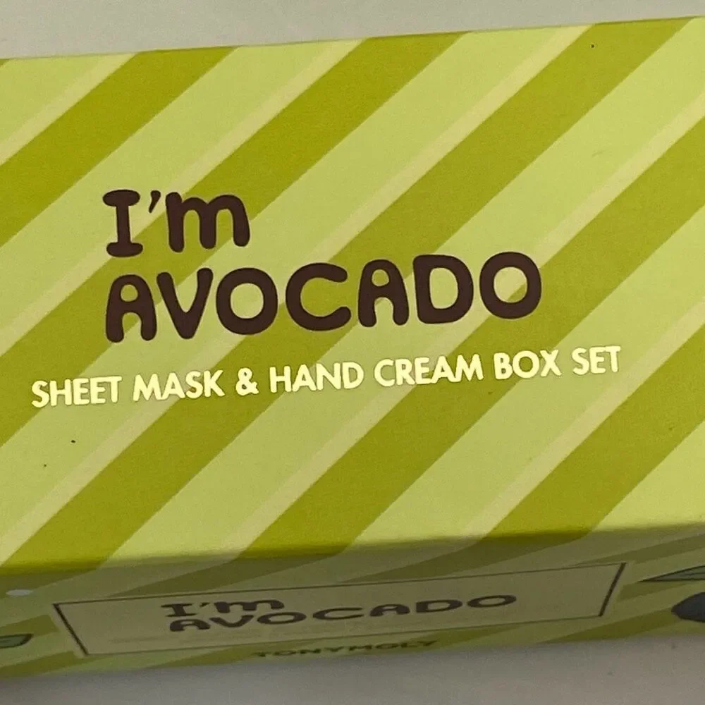 Tomy Moly‎ Green I'm Avocado I'm  Green Tea Sheet Mask & Hand Cream Box Set